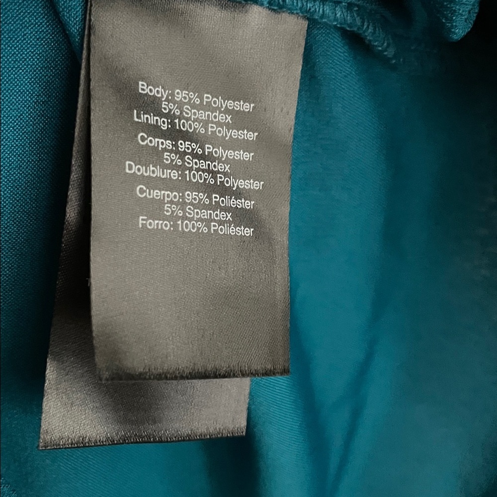 Donna Karan Aqua Cowl Neck Top • Size XS - Picture 4 of 8